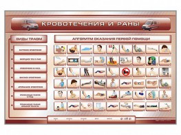 Трехсекционный базовый комплект "Травмы. Кровотечения. Ожоги" для учащихся общеобразовательных учреждений - fgospostavki.ru - Владикавказ