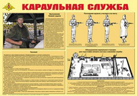 Плакат "Караульная служба" - fgospostavki.ru - Владикавказ