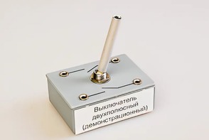 Выключатель двухполюсный (демонстрационный) - fgospostavki.ru - Владикавказ