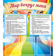 Стенд "Мир вокруг меня" - fgospostavki.ru - Владикавказ