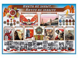 Стенд-уголок "Никто не забыт, ничто не забыто" - fgospostavki.ru - Владикавказ