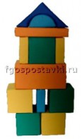 Мягкий модуль-конструктор "Городок" (12 элементов) - fgospostavki.ru - Владикавказ
