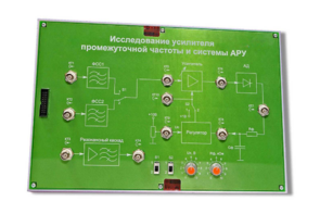 Сменная панель «Исследование усилителя промежуточной частоты и системы АРУ» - fgospostavki.ru - Владикавказ