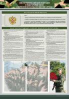 Стенд-уголок "Конституция Российской Федерации и Федеральный закон "О воинской обязанности и военной службе" - fgospostavki.ru - Владикавказ