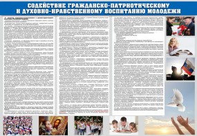 Стенд "Содействие гражданско-патриотическому и духовно-нравственному воспитанию молодежи" - fgospostavki.ru - Владикавказ