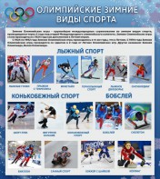 Стенд "Олимпийские зимние виды спорта" - fgospostavki.ru - Владикавказ