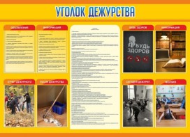 Стенд "Уголок дежурства" - fgospostavki.ru - Владикавказ