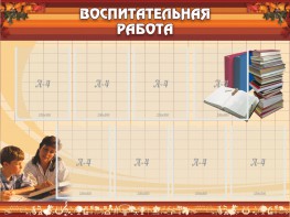 Стенд "Воспитательная работа" - fgospostavki.ru - Владикавказ