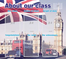 Стенд "About our class" - fgospostavki.ru - Владикавказ