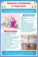 Стенд "Правила поведения в спортзале №1" - fgospostavki.ru - Владикавказ