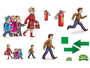 Магнитно-маркерная доска "Макеты убежищ и простейших укрытий" с комплектом фолий и тематических магнитов - fgospostavki.ru - Владикавказ