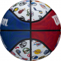 Мяч баскетбольный Wilson NBA All Team (размер 7, резина, тренировочный) - fgospostavki.ru - Владикавказ